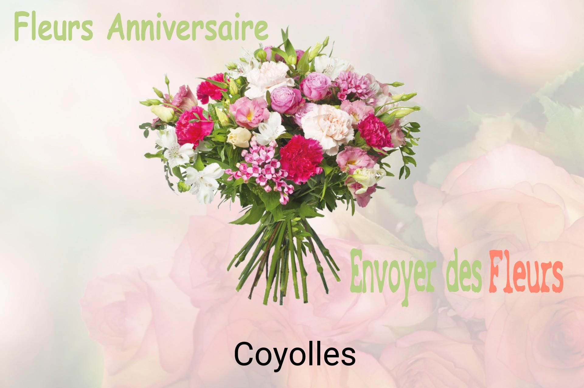 Bouquet de fleurs d’anniversaire livré à Coyolles